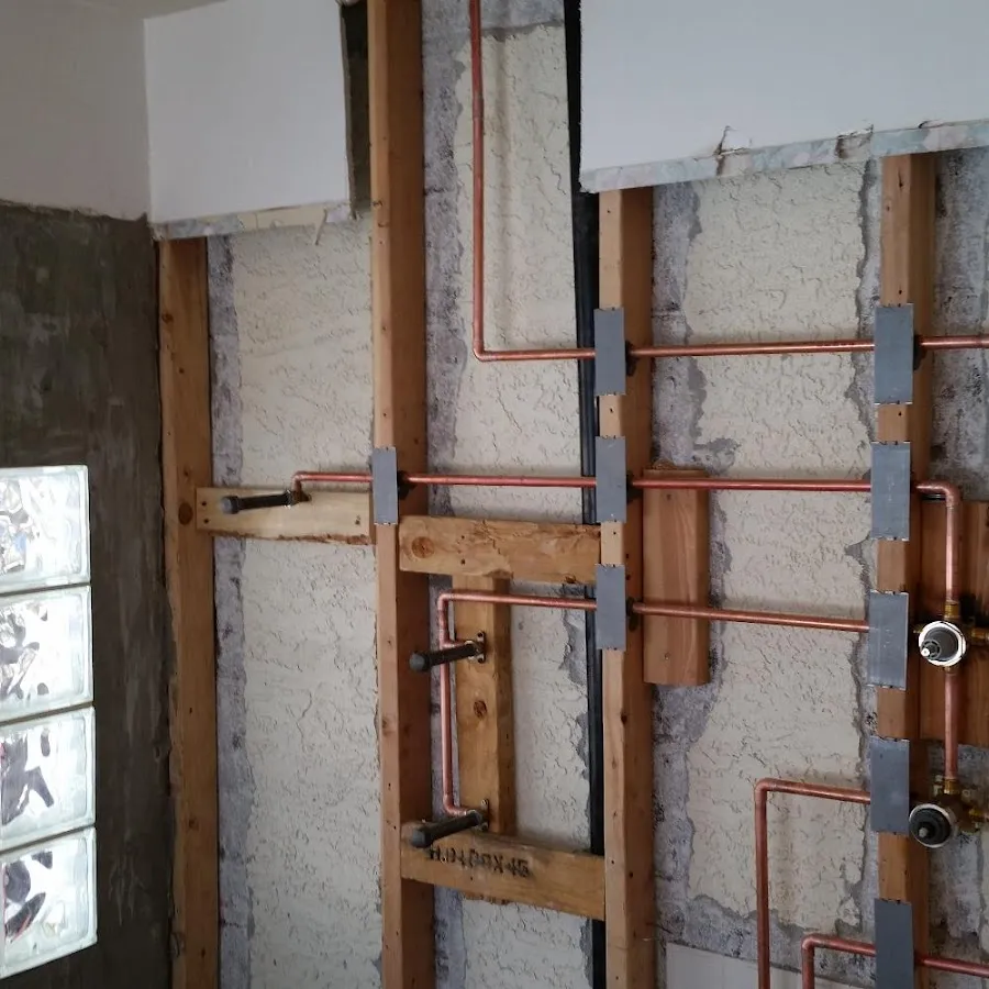 Copper pipe installation for Burst Pipe Repair in Ludington