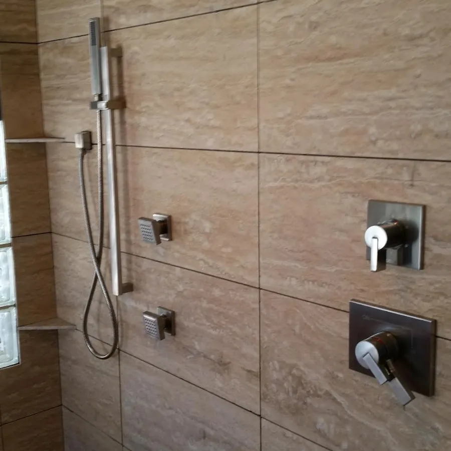 Shower fixture installation for Water Heater Installation in Ludington